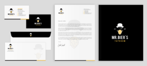 Business Card + Stationery Design for a Craft Beer Bar | Visitenkarten-Design von chandrayaan.creative