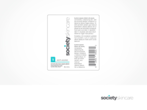 Modern Skincare Product Label with Logo (please look at uploaded pics) | Design Étiquette par ArtTank