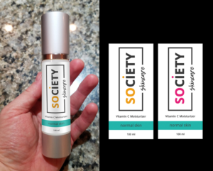 Modern Skincare Product Label with Logo (please look at uploaded pics) | Label Design by maricreatives