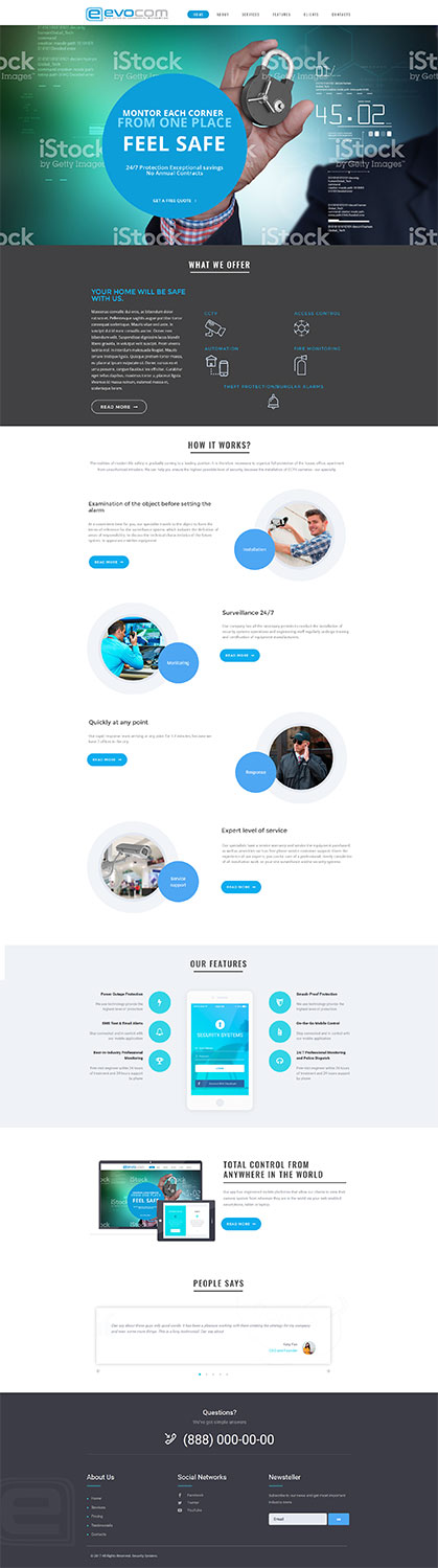 Web Design by Expert Designer for Evo Automation | Design #16798799
