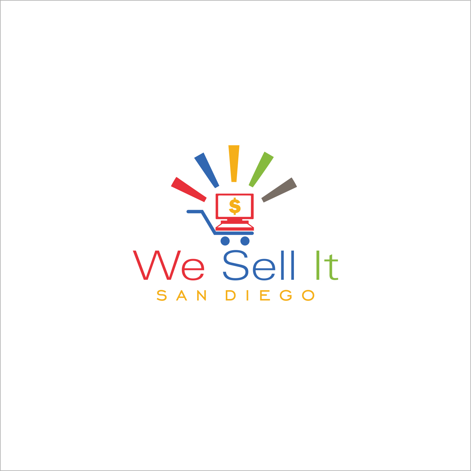 Logo Design by damian for We Sell It San Diego | Design #16740929