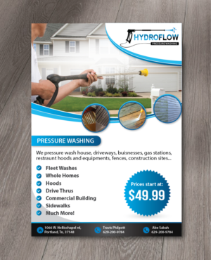 Design de Flyer par alex989 pour Hydroflow or stay clean | Design : #16734447