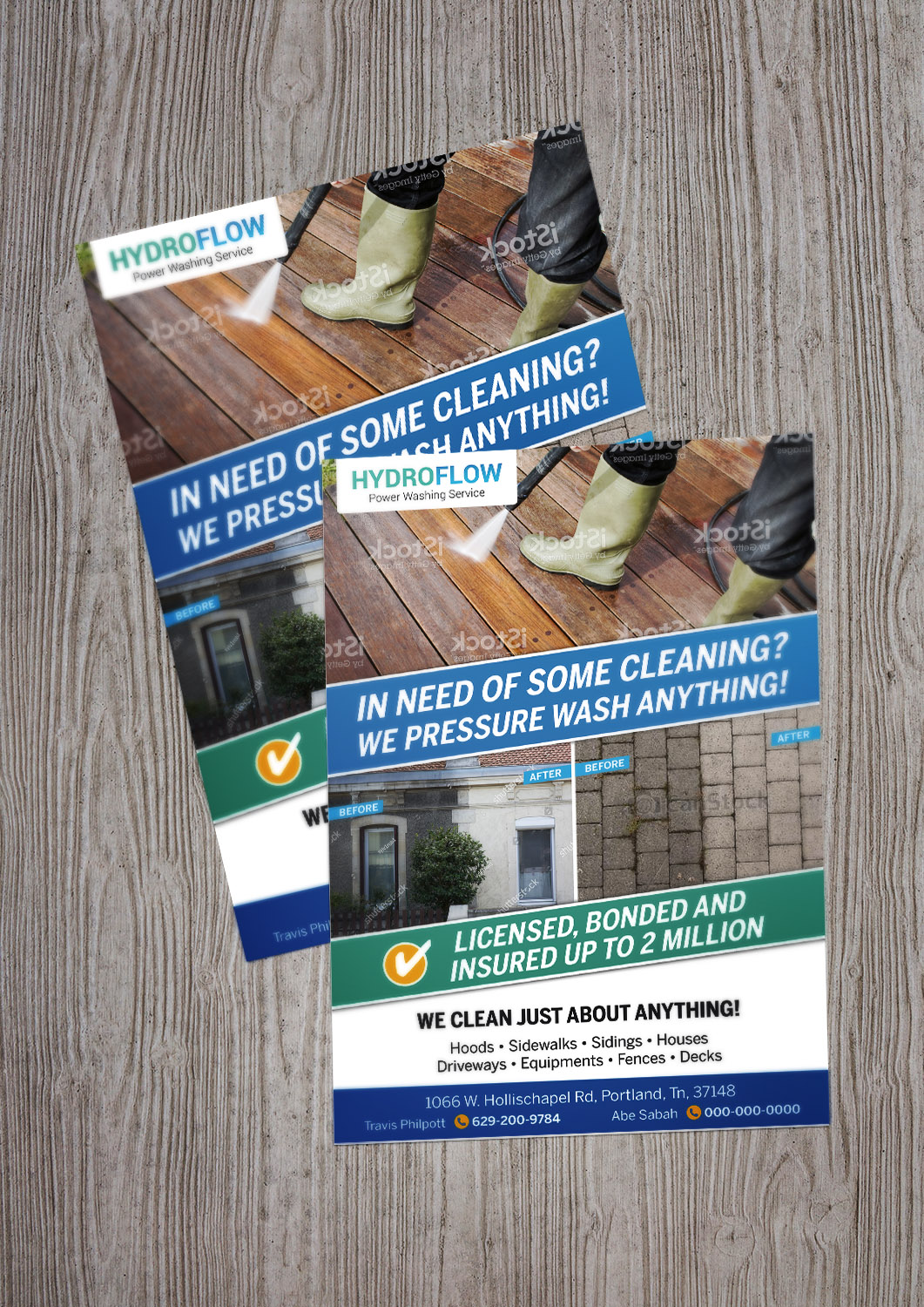Flyer Design by REN009 for Hydroflow or stay clean | Design #16791165