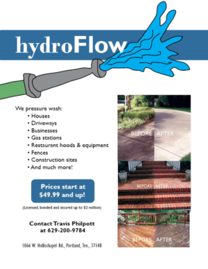 Flyer Design by Kayla for Hydroflow or stay clean | Design #16751906