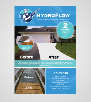 Flyer Design by Taya Bright for Hydroflow or stay clean | Design #16781399
