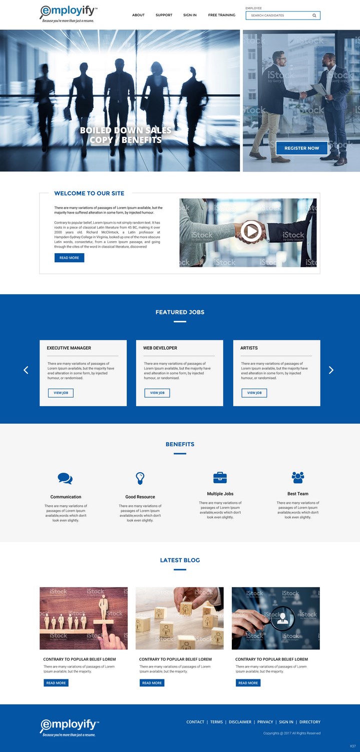 Web Design by pb for this project | Design #16739896