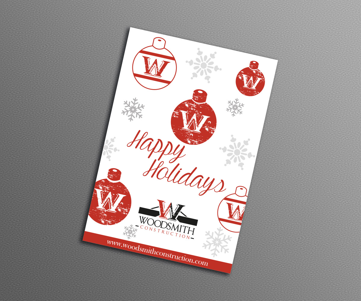 Design de Carte de Voeux par AdriQ pour woodsmith construction,llc | Design #16774445