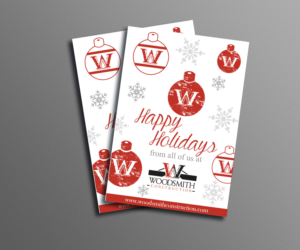 Remodeling holiday/thank you card | Greeting Card Design by AdriQ