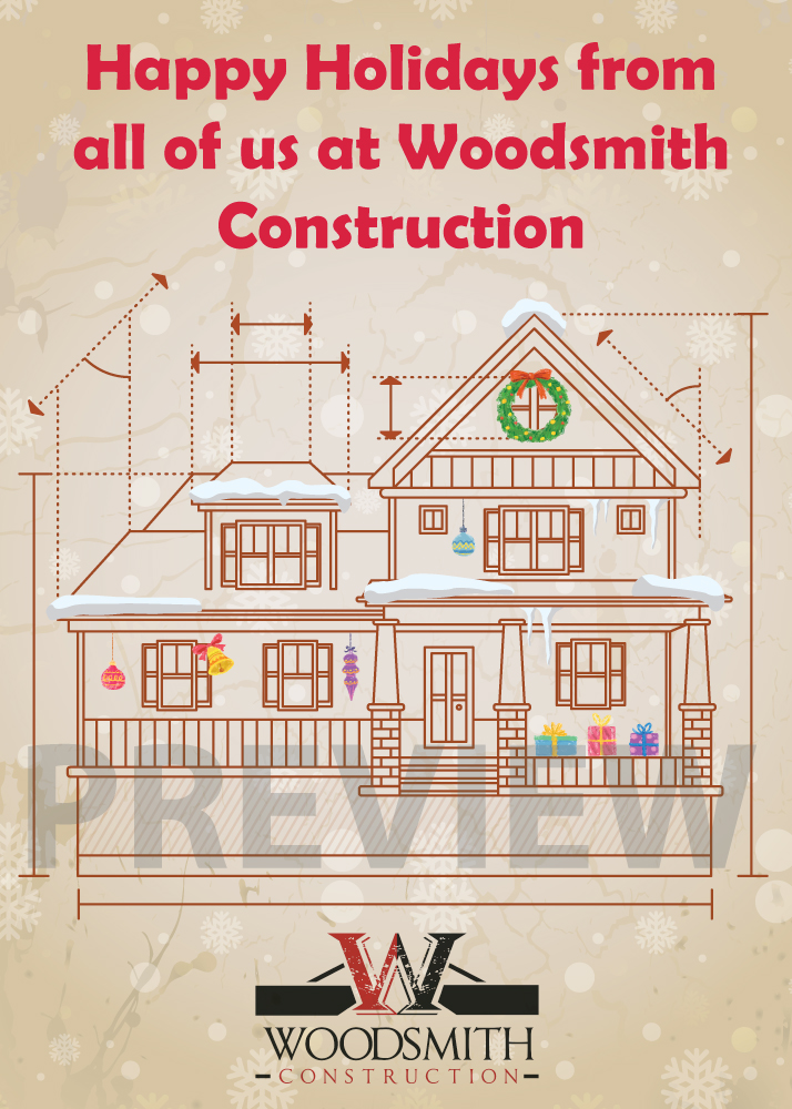 Greeting Card Design by Alaya for woodsmith construction,llc | Design #16801102
