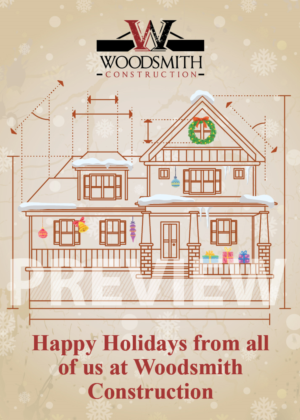 Design de Carte de Voeux par Alaya pour woodsmith construction,llc | Design : #16812652