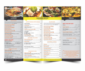 Menu Design by Cut and Glue for this project | Design: #16880368