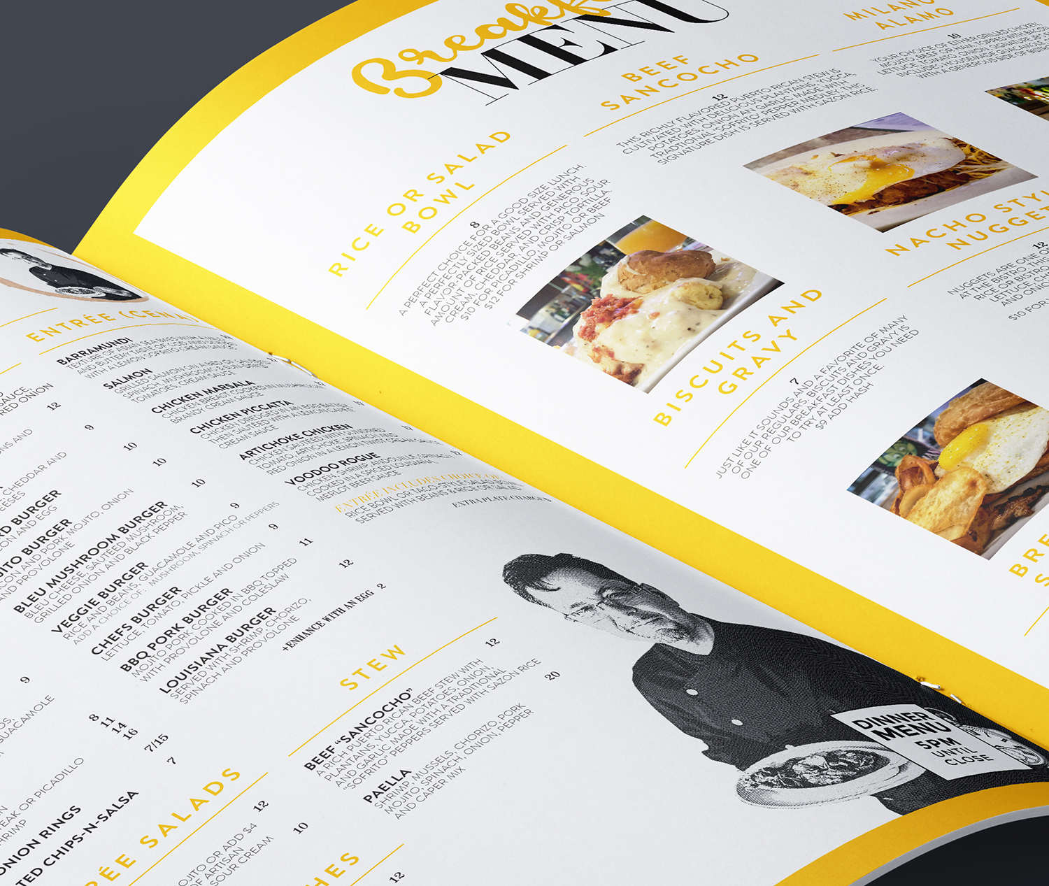 Menu Design by mrmrnjr for this project | Design #16803751