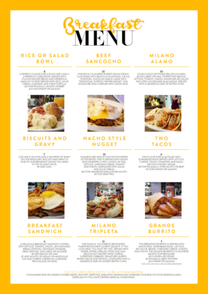 Menu Design by mrmrnjr for this project | Design: #16803752