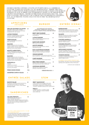 Menu Design by mrmrnjr for this project | Design: #16803753