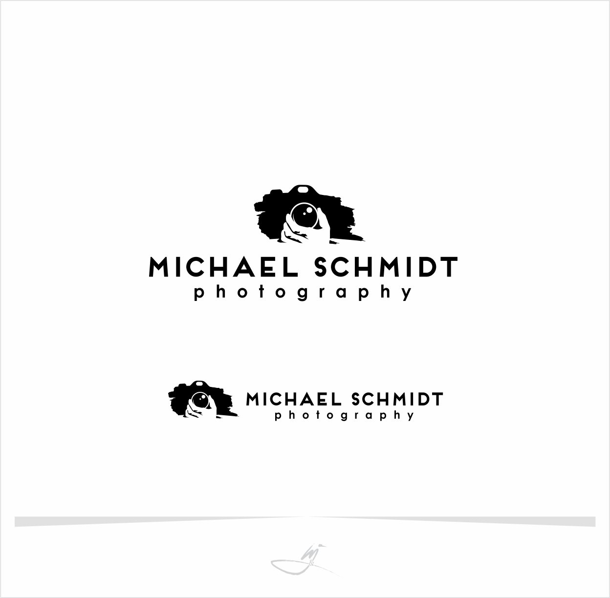Logo-Design von Mimi &amp; Max für Michael Schmidt Photography | Design #16730673