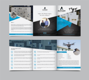 Drone services brochure, offering revolutionary new DroneQuote service.  | Diseño de Flyer por alex989
