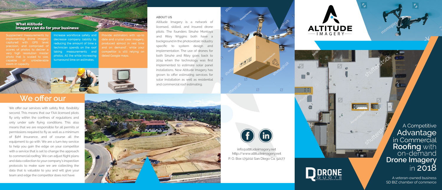 Flyer Design by Impressive Solutions for Altitude Imagery | Design #16738957