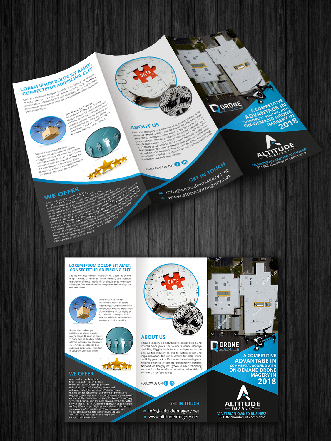 Flyer Design by ecorokerz for Altitude Imagery | Design #16736178