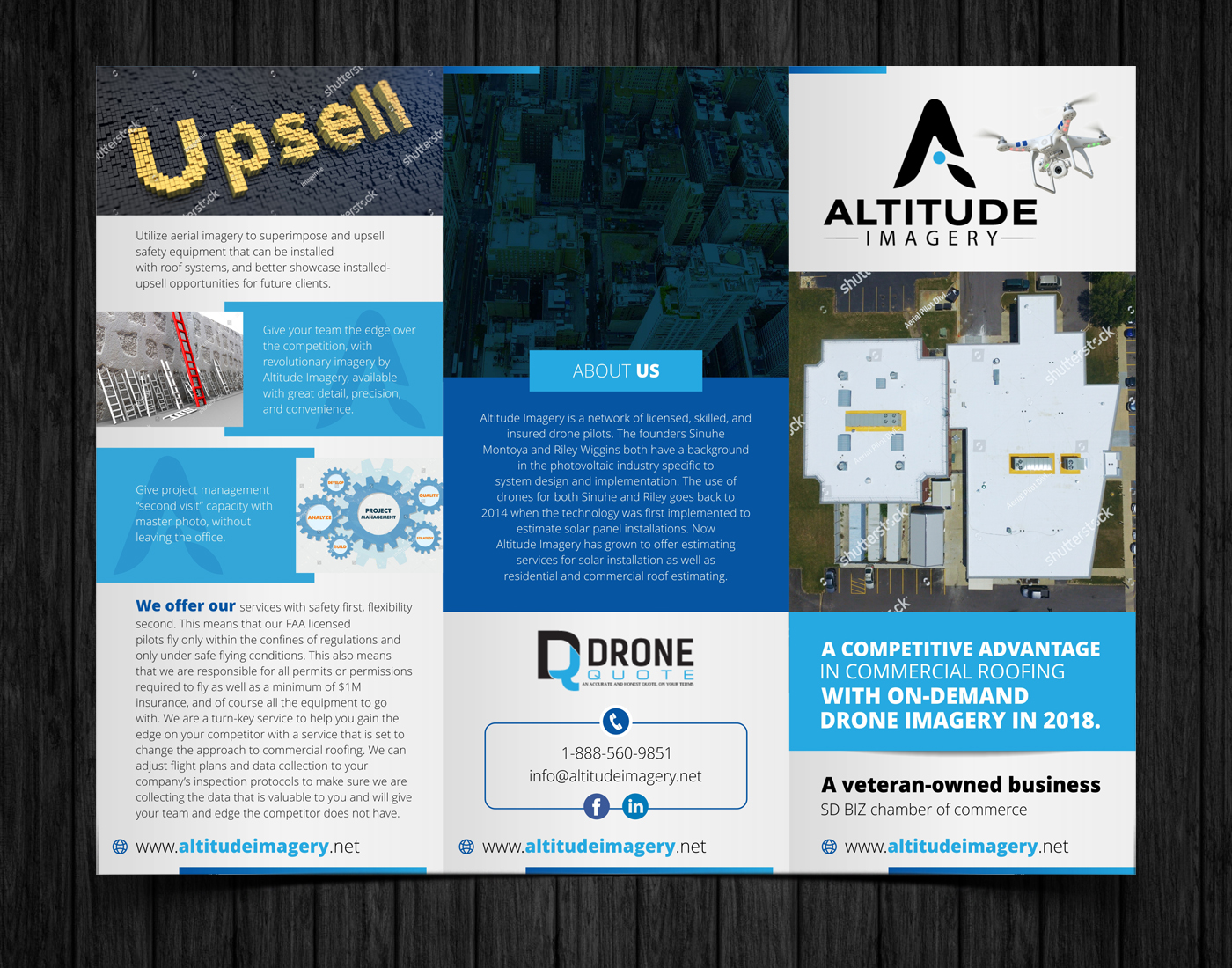 Flyer-Design von ecorokerz für Altitude Imagery | Design #16736963