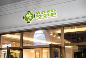 Logo Design by A S design @ for Wireless Paradise Franchising | Design: #16747712