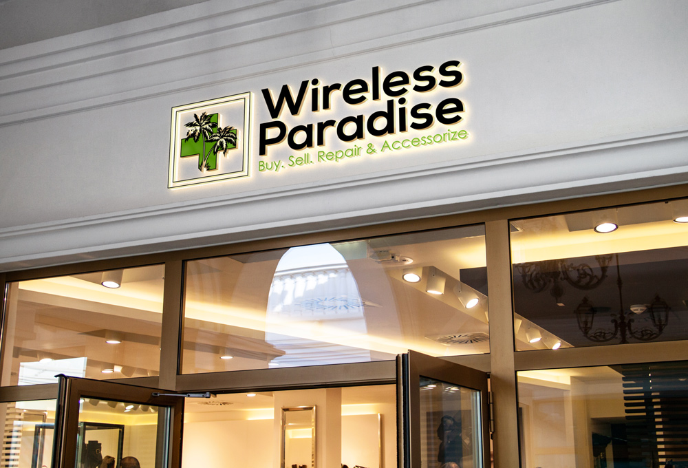 Logo Design by A S design @ for Wireless Paradise Franchising | Design #16790961