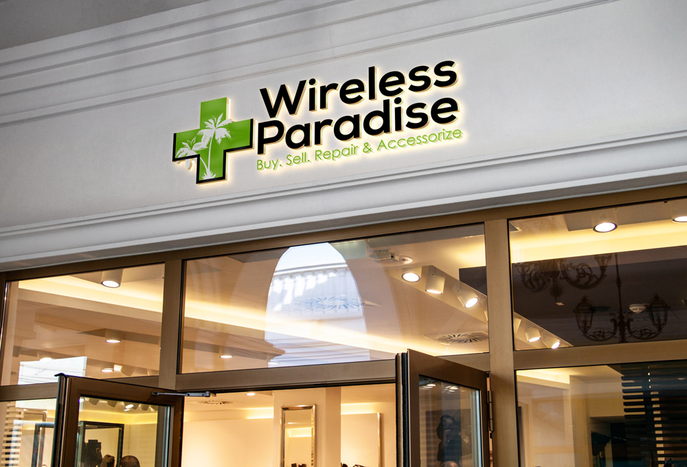 Logo Design by A S design @ for Wireless Paradise Franchising | Design #16800925