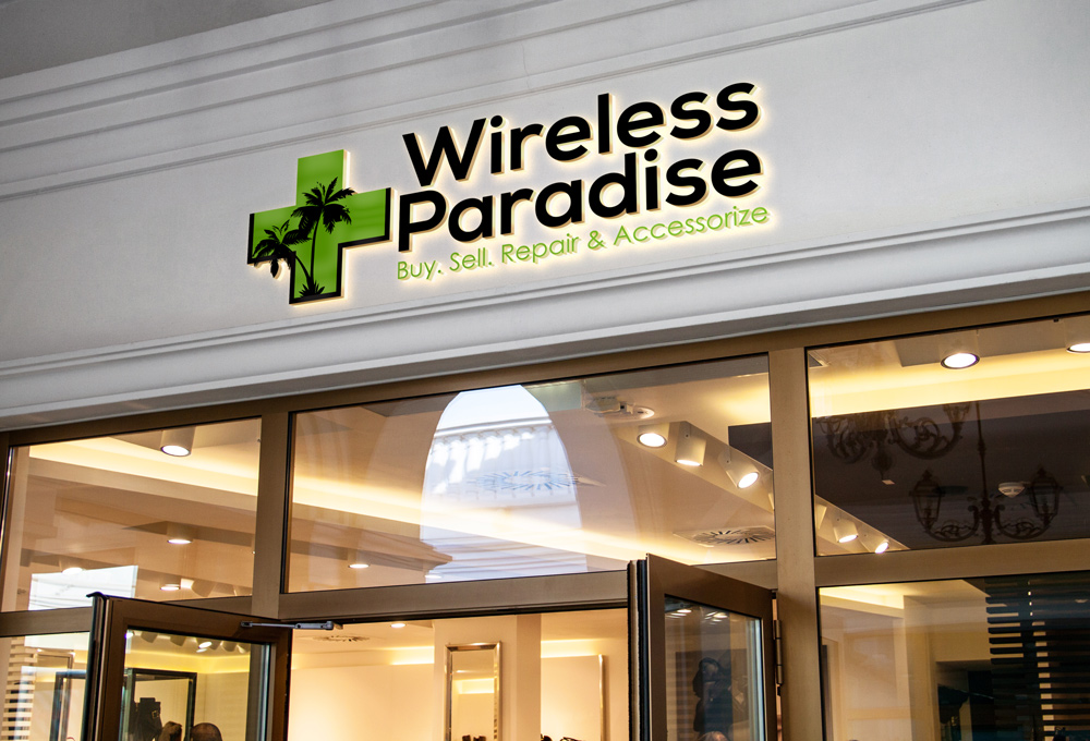 Logo Design by A S design @ for Wireless Paradise Franchising | Design #16800926