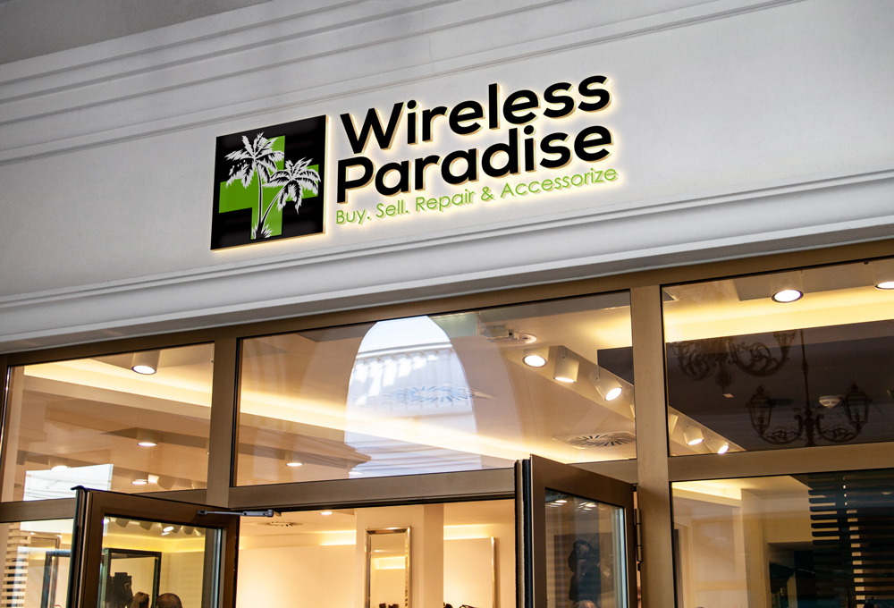 Logo Design by A S design @ for Wireless Paradise Franchising | Design #16801605
