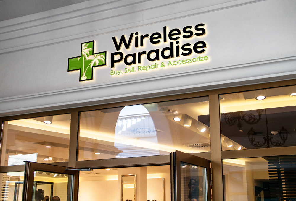 Logo Design by A S design @ for Wireless Paradise Franchising | Design #16801606