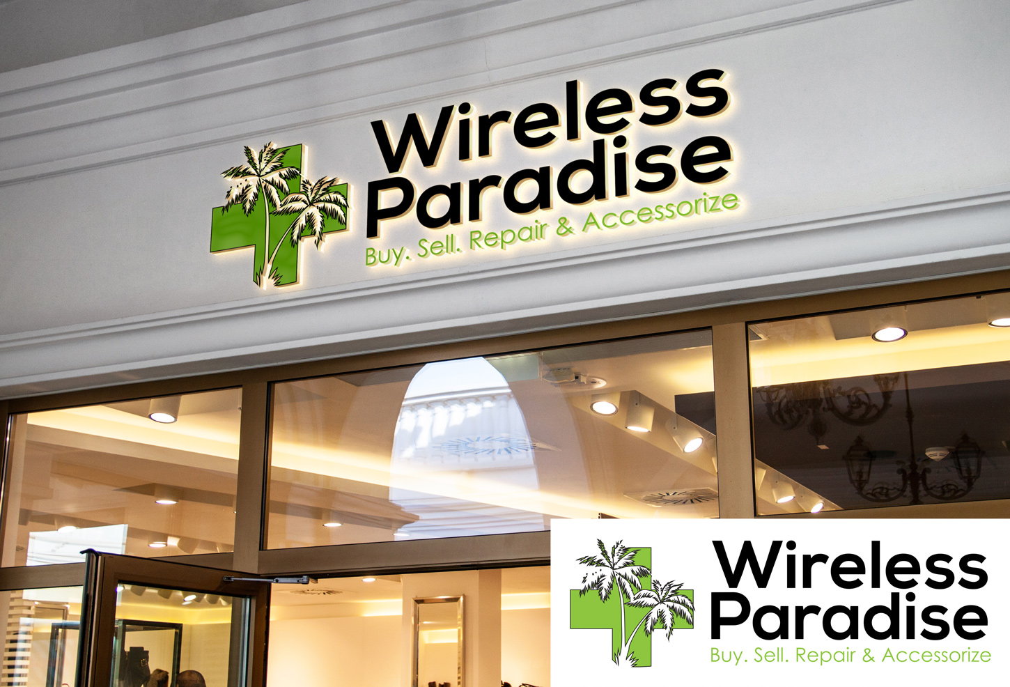 Diseño de Logo por A S design @ para Wireless Paradise Franchising | Diseño: #16976708
