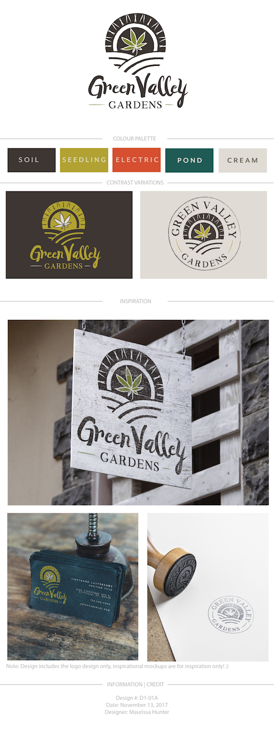 Diseño de Logo por Maurissahunter para Green Valley Gardens | Diseño #16775088