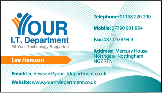 Business Card Design by Varsha K for Your IT Department Ltd | Design #42962