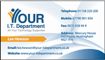 Design de Carte de Visite par Varsha K pour Your IT Department Ltd | Design : #42962
