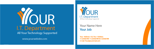 Business Card Design by abod bmd for Your IT Department Ltd | Design #42440