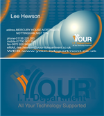 Design de Carte de Visite par bookie pour Your IT Department Ltd | Design #42767