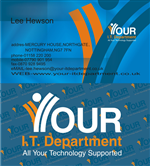 Visitenkarten-Design von bookie für Your IT Department Ltd | Design: #42988