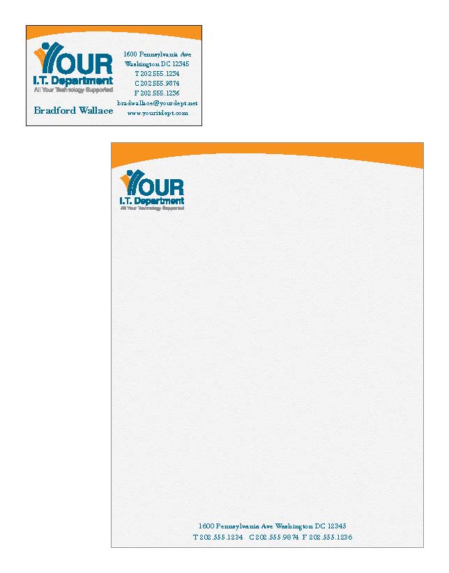 Business Card Design by Gooey Graphics for Your IT Department Ltd | Design #42854