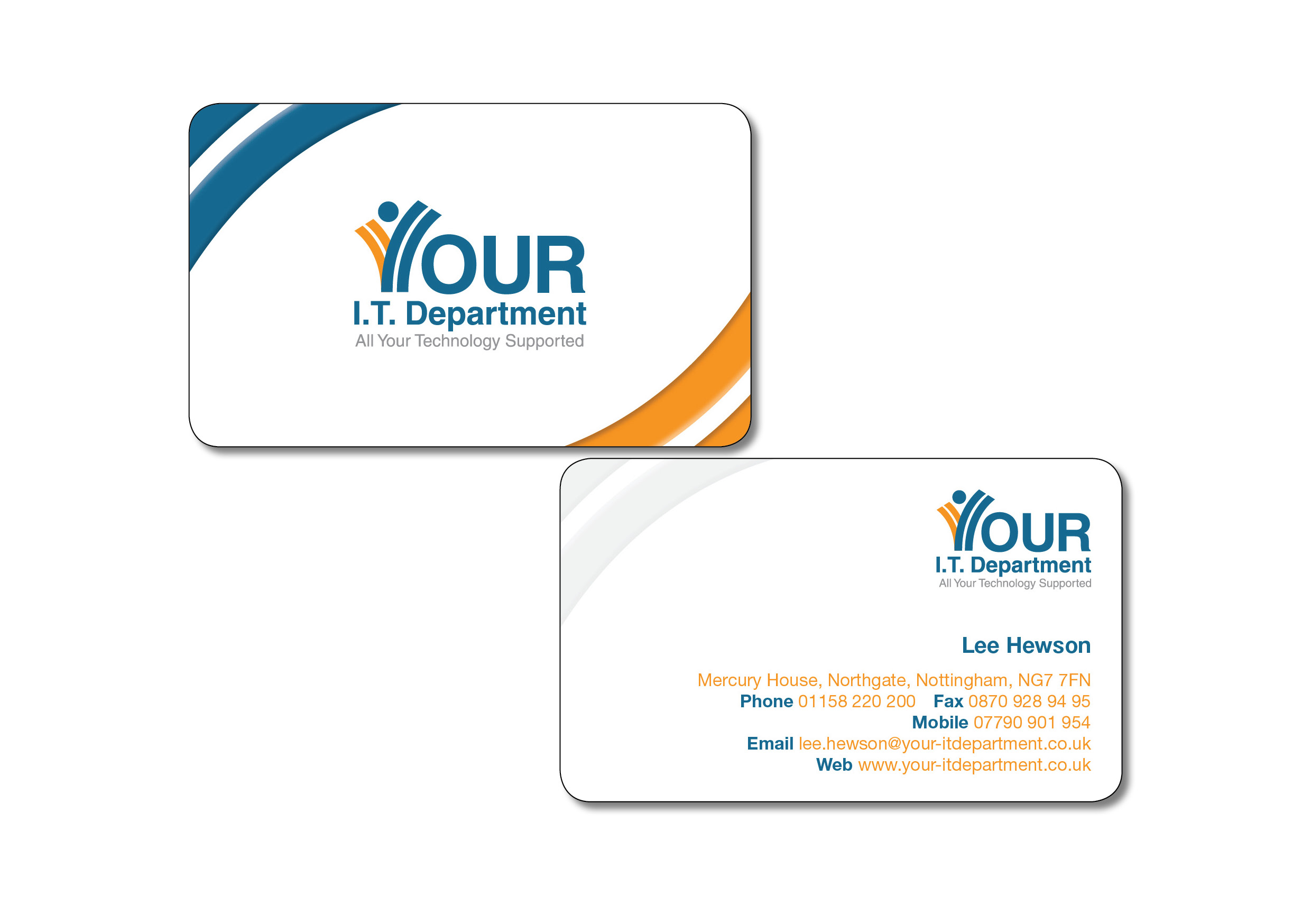 Design de Carte de Visite par sc designs pour Your IT Department Ltd | Design #43547