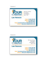 Visitenkarten-Design von esStudioUK für Your IT Department Ltd | Design: #42771