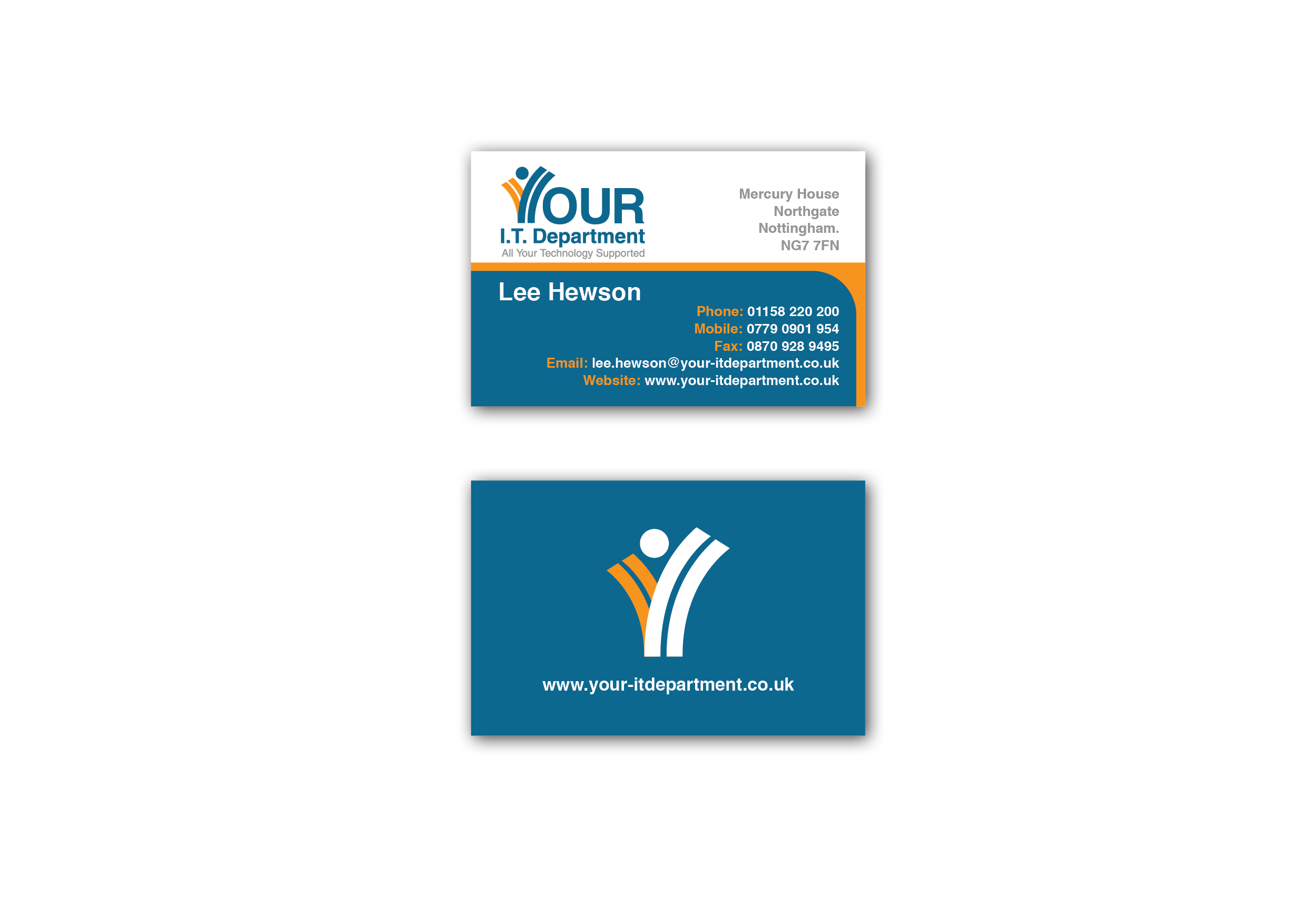 Visitenkarten-Design von esStudioUK für Your IT Department Ltd | Design: #43538