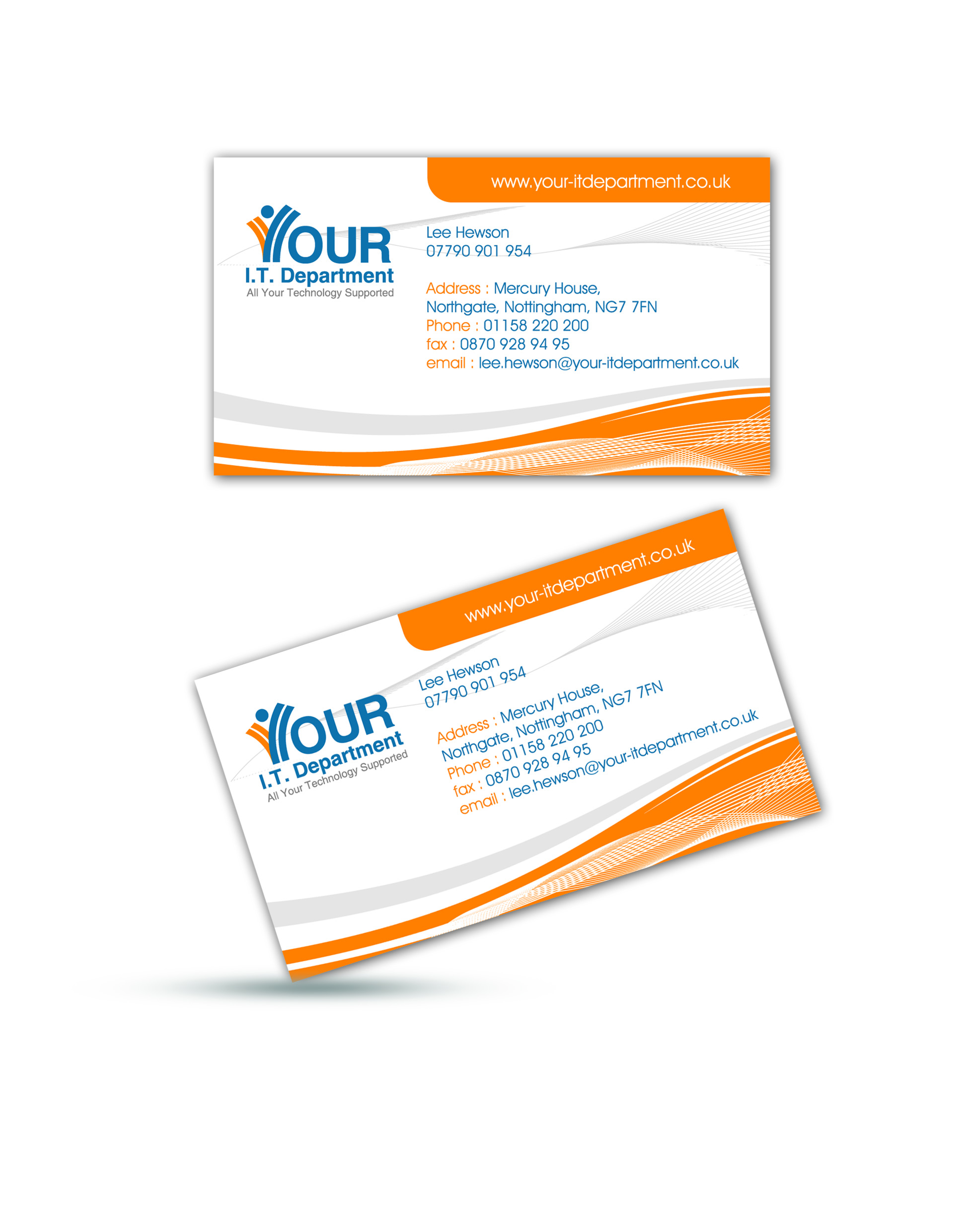 Business Card Design by Yazy-Design Solutions for Your IT Department Ltd | Design #42955