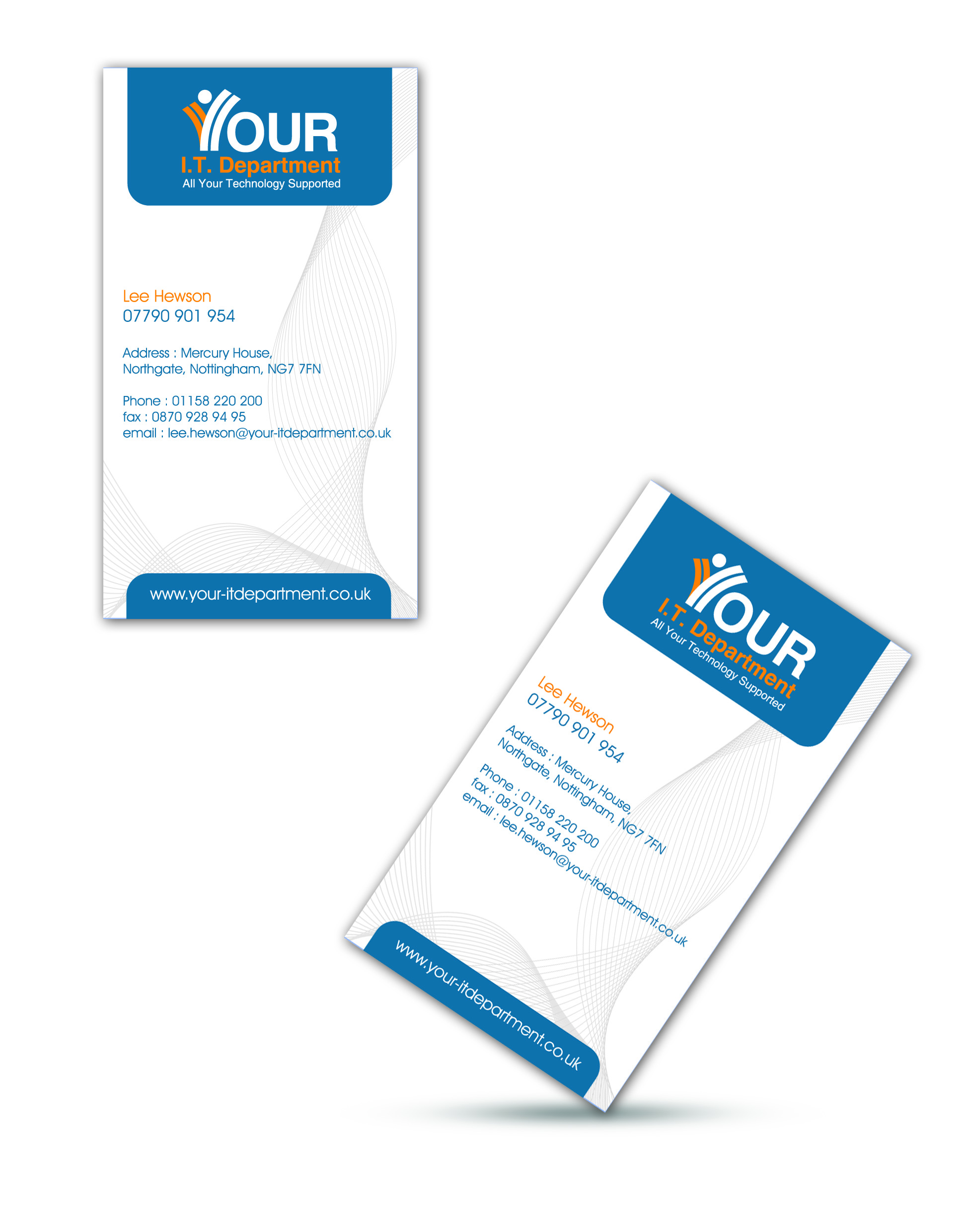 Business Card Design by Yazy-Design Solutions for Your IT Department Ltd | Design #42956