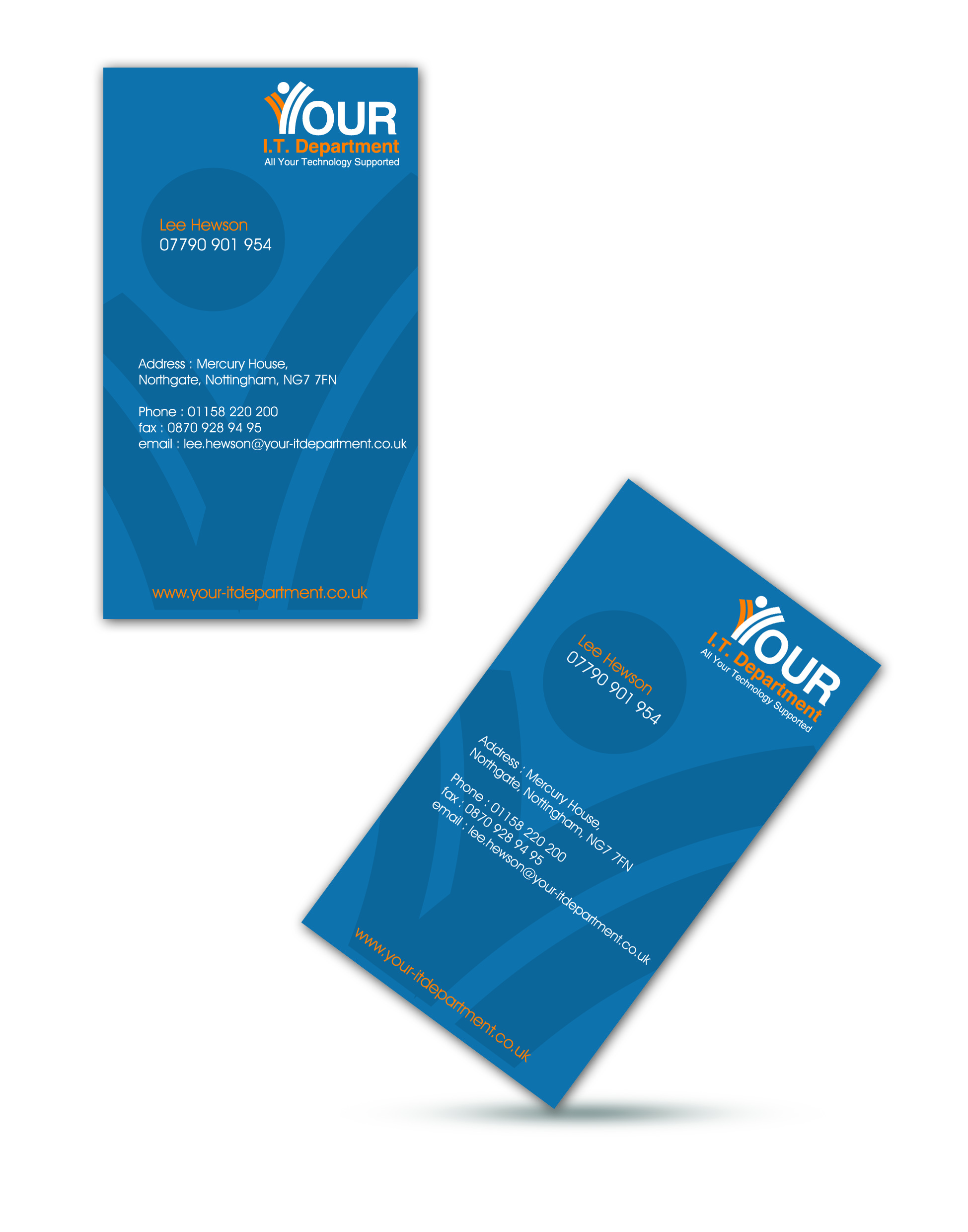 Business Card Design by Yazy-Design Solutions for Your IT Department Ltd | Design #42957