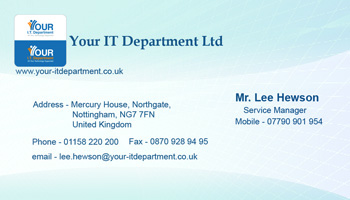 Business Card Design by DDG for Your IT Department Ltd | Design #42876