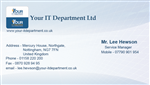 Design de Carte de Visite par DDG pour Your IT Department Ltd | Design : #43383
