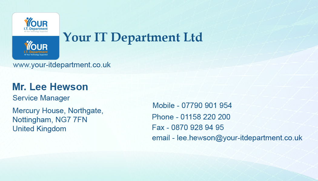 Business Card Design by DDG for Your IT Department Ltd | Design #43395