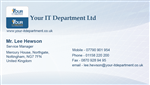 Design de Carte de Visite par DDG pour Your IT Department Ltd | Design : #43395