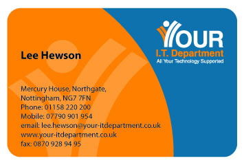 Business Card Design by madzign for Your IT Department Ltd | Design #43174