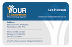 Design de Carte de Visite par madzign pour Your IT Department Ltd | Design : #43177