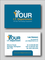 Design de Carte de Visite par digitalskribe pour Your IT Department Ltd | Design : #43598